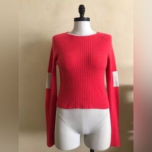 Vintage TSE Surface Raspberry Red Cashmere Sweater